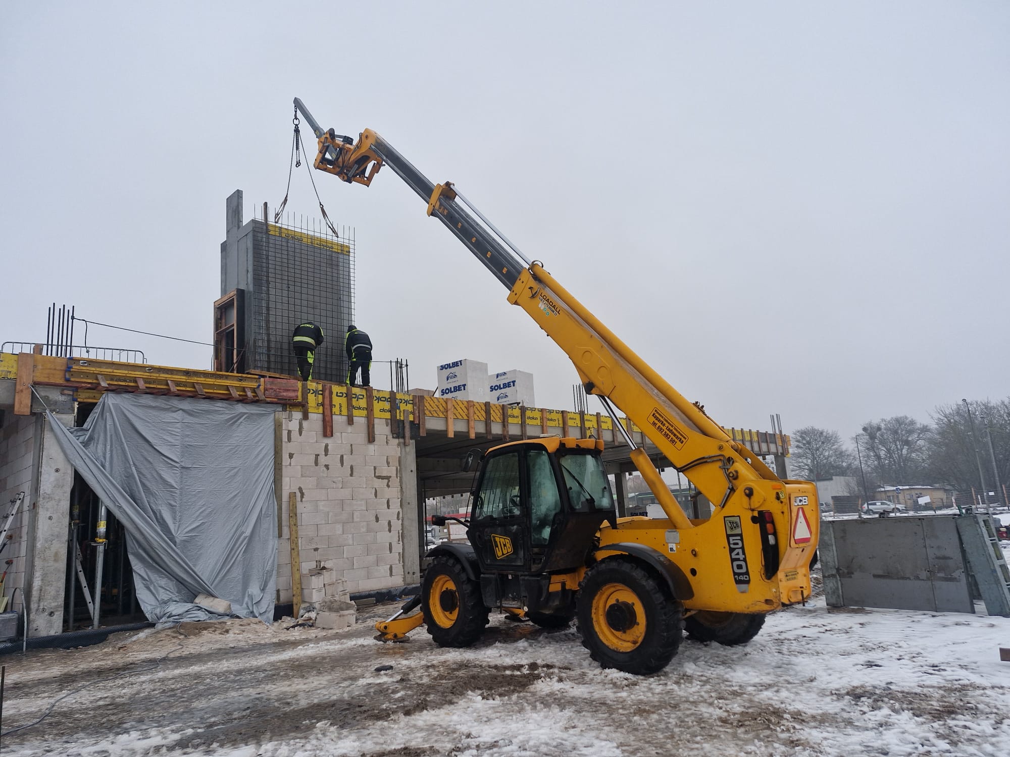 Podnoszenie prefabrykowanych elementów budowlanych